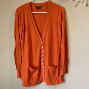 Eddie Bauer Vibrant Orange Women's Cardigan